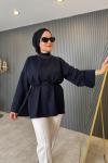 Bağlama Detaylı Basic Tunik