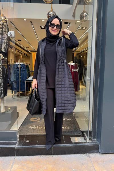 Belden Büzgülü Yelek