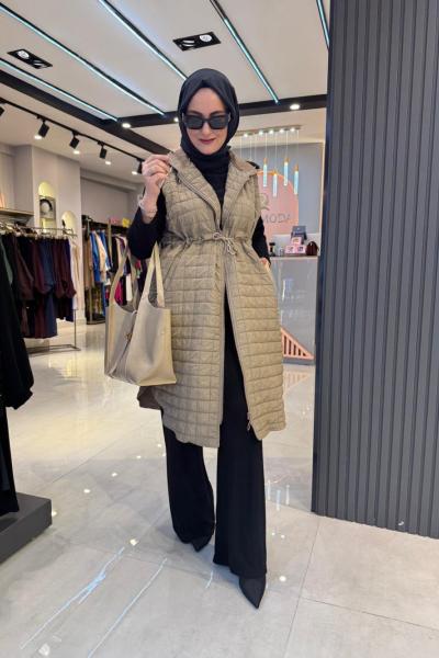 Belden Büzgülü Yelek