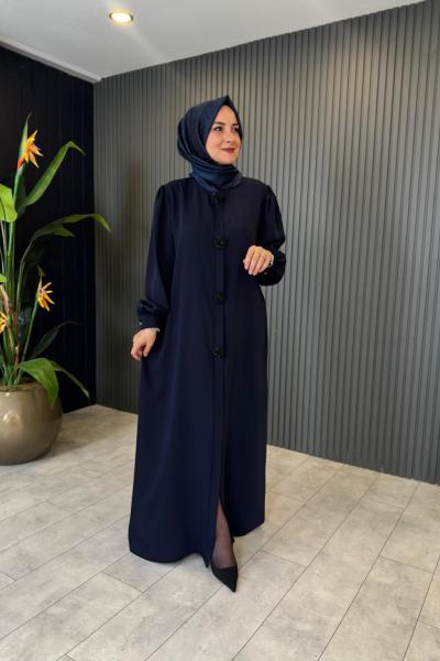 Boncuk Detaylı Ferace