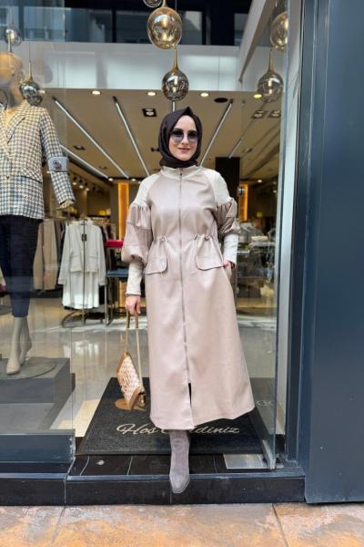 Ceremony Kolları File Deteylı Deri Kap Taş