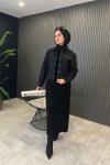 Ceremony Kısa Kot Ceket Siyah