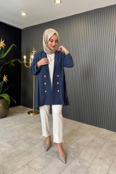 Çift Düğmeli Ceket