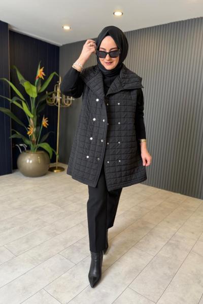 Çıtçıt Detaylı Kapitone Yelek