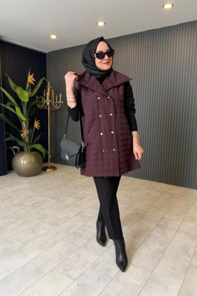 Çıtçıt Detaylı Kapitone Yelek