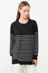 Çizgili Triko Bluz