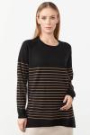 Çizgili Triko Bluz