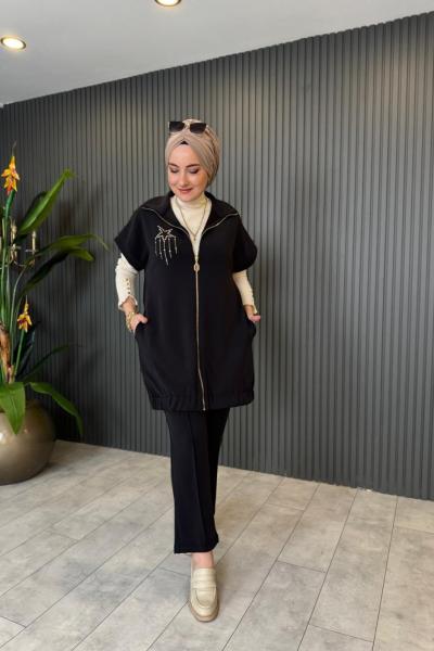 Elfida Pantolon Yelek Takım