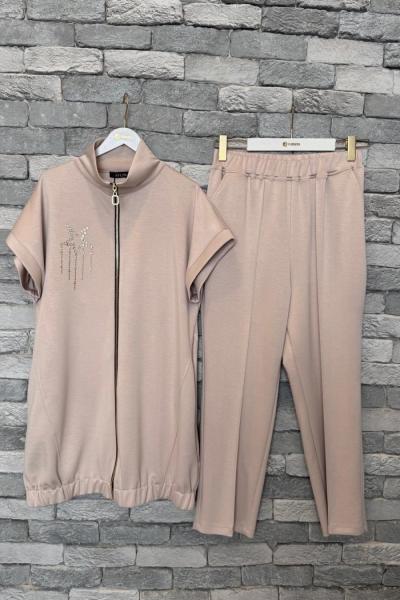 Elfida Pantolon Yelek Takım