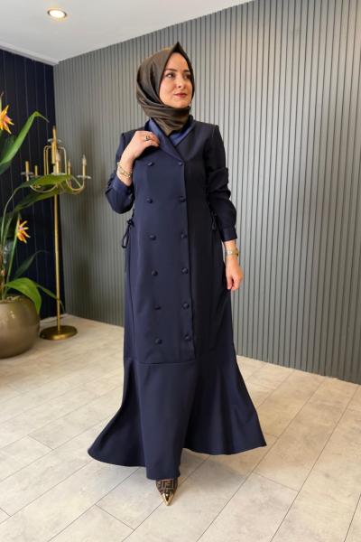 Elsa Saten Yaka Elbise