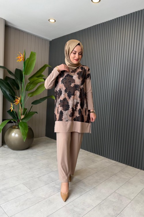 Esra Batik Pantolon Takım