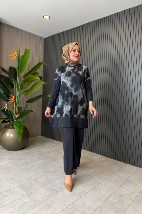 Esra Batik Pantolon Takım