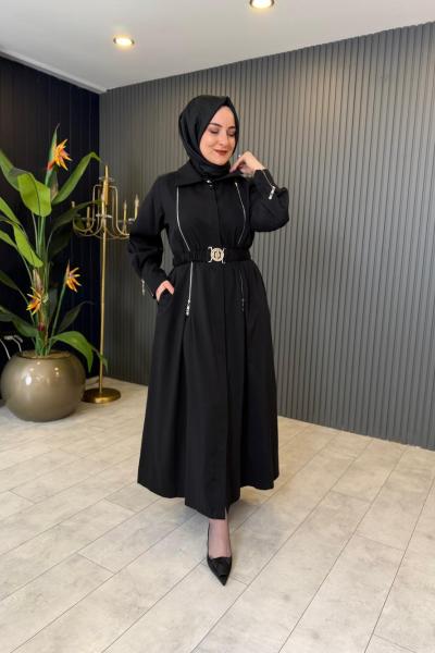 Fermuar Detaylı Tasarım Kap