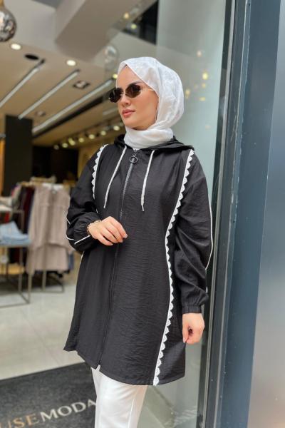 Fermuarlı Ayrobin Kısa Boy Kap