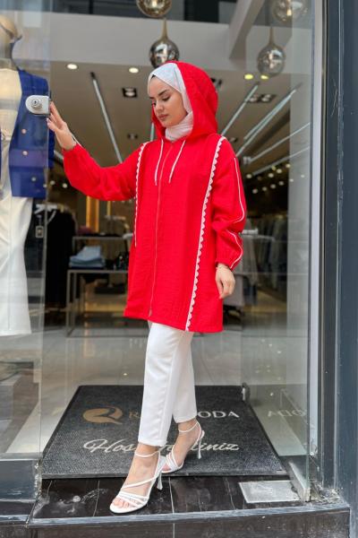 Fermuarlı Ayrobin Kısa Boy Kap