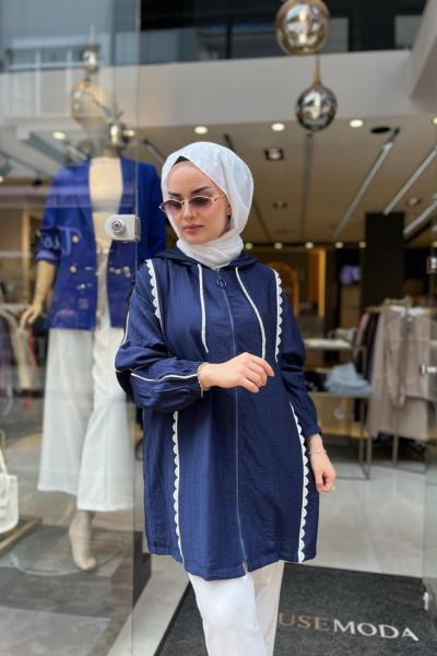 Fermuarlı Ayrobin Kısa Boy Kap