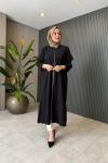 Fermuarlı Oversize Kap