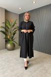 Fermuarlı Oversize Kap