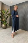 Fermuarlı Oversize Kap