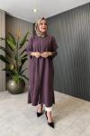 Fermuarlı Oversize Kap