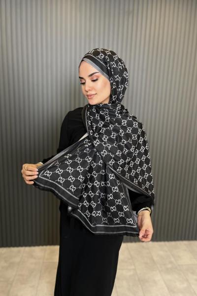 G Desen Çift Taraflı İthal Şal