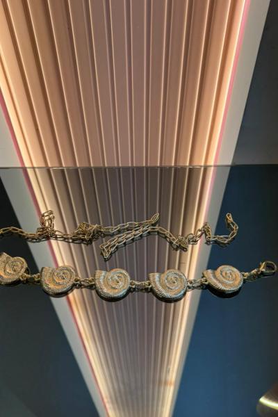 Gold Zinci Kemer Aksesuar (Salyangoz Desen)