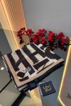 Harf Baskılı Twill İpek Eşarp