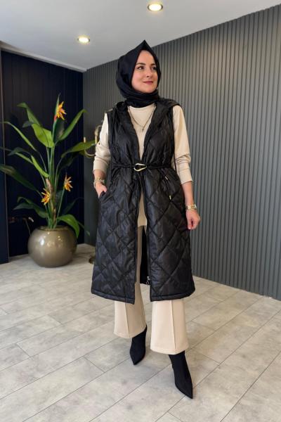 İnce Dolum Kapitone Şişme Yelek