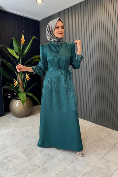 İncili Jakar Elbise