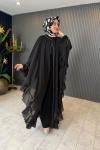 İthal Premium Abaya Elbise Takım
