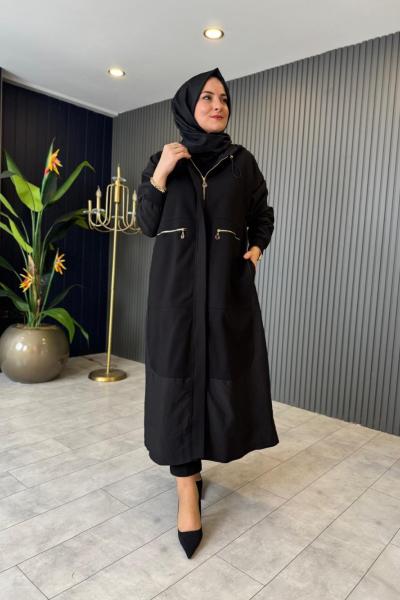 Kapüşonlu Dubai Garnili Çelik Kap