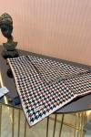 Kazayağı Desen Twill İpek Eşarp