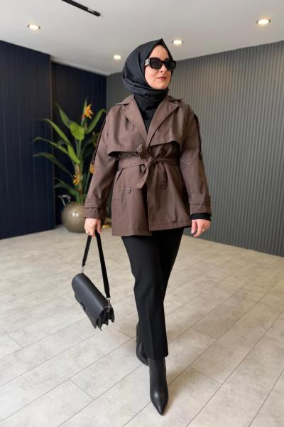 Kısa Premium Trençkot