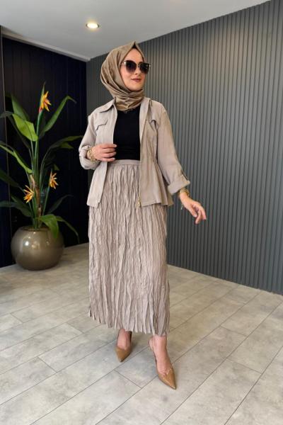 Kraşlı Etekli Takım