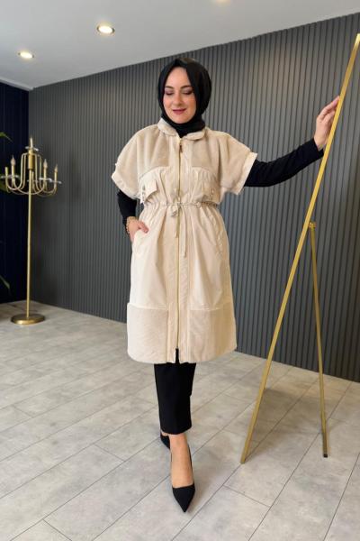 Kürklü Paraşüt Yelek