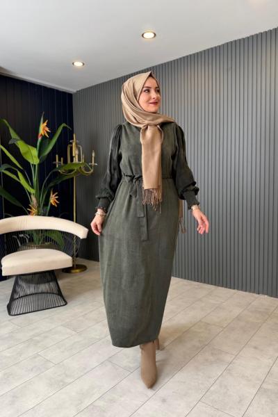 Lamia İpek Kupra Elbise
