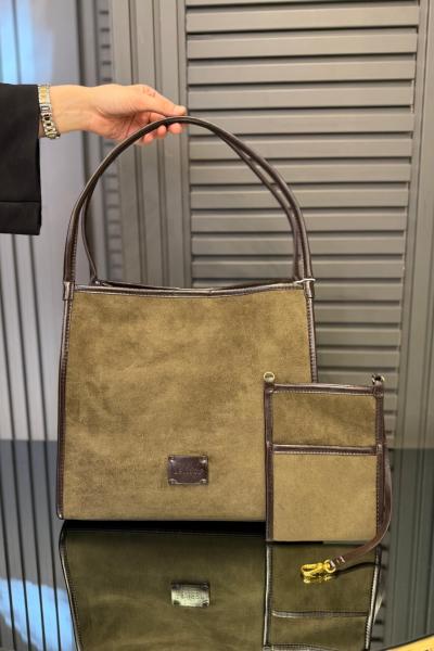 Levidor Nubuk Kare Premium Çanta