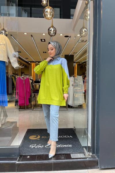 Love Tunik Yağyeşili