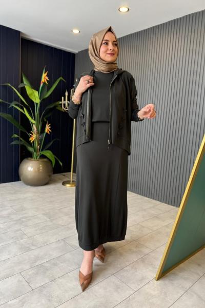 Luna 3lü Etekli Bambu Takım