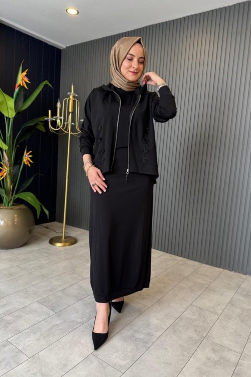Luna 3lü Etekli Bambu Takım