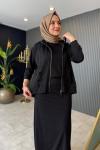 Luna 3lü Etekli Bambu Takım