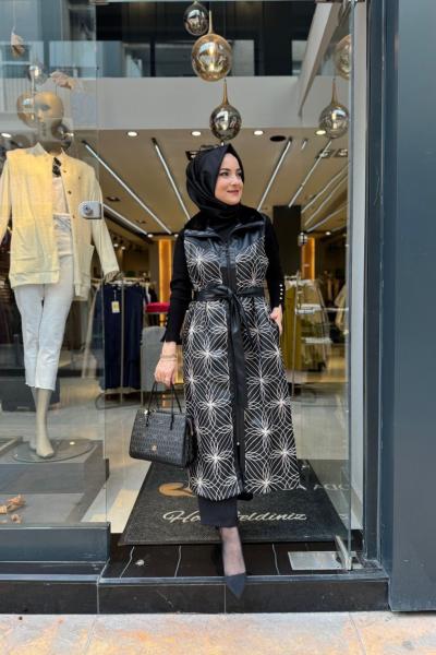 Orhan Deri Detaylı Yelek