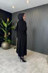 Oval Kesikli Taş İşlemeli Adel Etekli Takım
