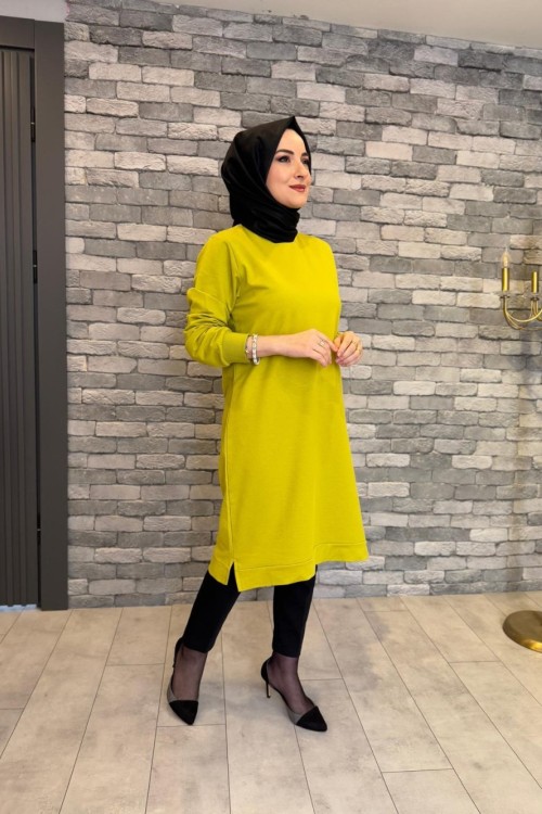 Oysho Uzun Sweat Safran
