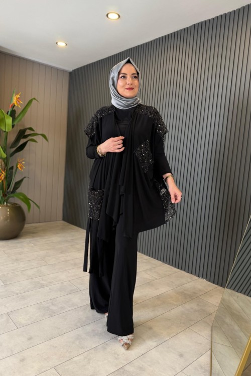 Pelin Yelekli 3 lü Takım