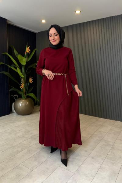 Pilise Detaylı Milano Elbise