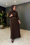 Pilise Detaylı Milano Elbise