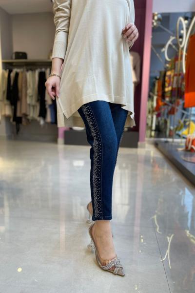 Pırıltı Detaylı Pantolon