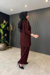 Pul Detaylı Premium  Pantolonlu Takım