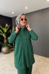 Pul Detaylı Premium  Pantolonlu Takım